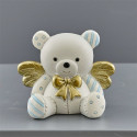 1240201 Orsetto gde h5 bianco resina righe CIELO
