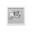 /1129058 Portafoto cuore10,5x10,5 legno 2col.ass. pois/cuori