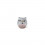 /1029831 Gufo gde cm3 arg. strass ROSA