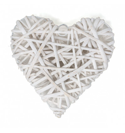 /1175017 Cuore intrecciato gde cm20 BIANCO