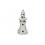 /1191009 Faro led picc. h12 ceram. perlata GRIGIO