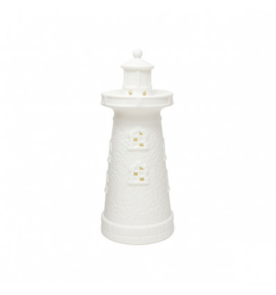 /1197003 Faro led med. h17 porc. BIANCO