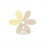 /1206025 Margherita lgn 10,5x9h c/farf.cer. GIALLA woody