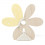 /1206031 Margherita lgn 20x18h c/farf.cer. GIALLA woody