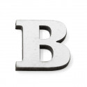 /1130971 Lettera B cm2 legno BIANCO