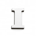 /1130978 Lettera I cm2 legno BIANCO