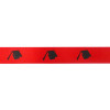 /LAUR-4200/09 Dpp raso mm25x25mt ROSSO c/tocco nero