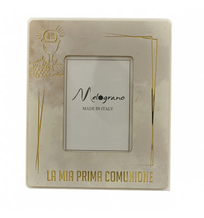 624053 Portafoto 7x10 legno CALICE bco/oro