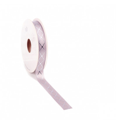 /3330.2015.16 N.raso mm15x20mt ROSA ANT. rombi argento