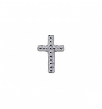 /9744-ARG Applic. croce ARGENTO