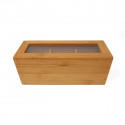 /TB 265 Cofanetto bamboo 20,5x8x8 rett. 3 scomparti (ex TB 923)