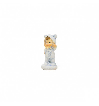 /QLUX15133 Bimbo c/cuffia in piedi h6 CIELO
