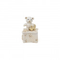 /QLUX15162 Scatola 5x5x7 c/orsetto Bear resina h11 AVORIO/BEIGE