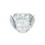 /QLUX15172 Ciotola vtr a fiore med. 10x10x7h TRASPARENTE
