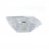 /QLUX1702 Portatealight vetro piramide 9,6x9,6x3,1h