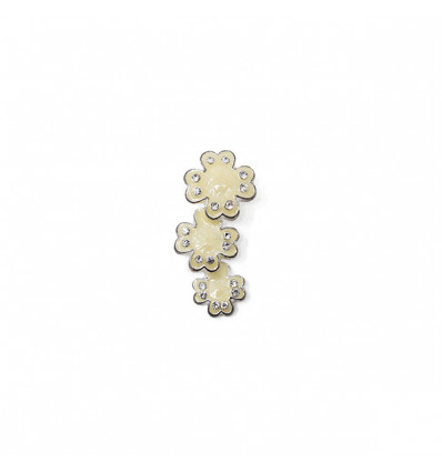 /QLUX17103 Ciond. 3quadrifogli smalt.3,1x1,7 metallo