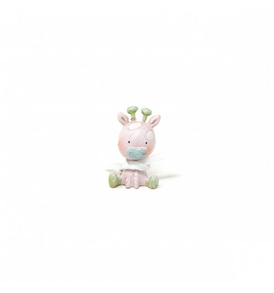 /QLUX17314 Giraffina resina h6 ROSA/VERDE