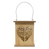 /QLUX18158 Lanterna lgn 17x17x21h cuore c/albero vita