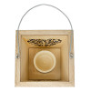 /QLUX18158 Lanterna lgn 17x17x21h cuore c/albero vita