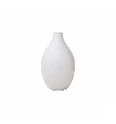 /QLUX18119 Vaso oliva d8,5x15h incam.BIANCO