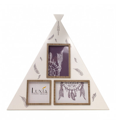 /QLUX19093 Tepee p.foto 3posti 43x42 lgn BIANCO INDIANA