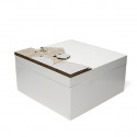 /QLUX19110 Scatola 15x15x8h legno BIANCO PAROLE