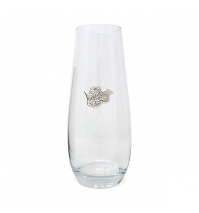 /959 Vaso crs bomb. h25 c/margherite scat.velluto