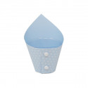 /CONF10/LTBL Cono confettata picc. d4,5x11h AZZURRO
