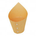 /CONF11/OR Cono confettata gde d10,5x23h ARANCIO