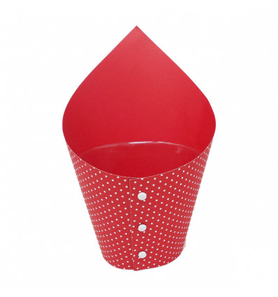 /CONF11/RED Cono confettata gde d10,5x23h ROSSO