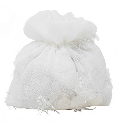 /PL1/AVO Sacchetto medio 9x6x11h fluffy AVORIO