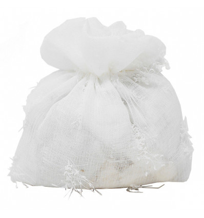 /PL3/AVO Sacchetto gde 11x8x14h fluffy AVORIO