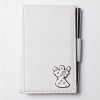 /MEMO/008 Memo bianco 7x11 con penna ANGELO bianco