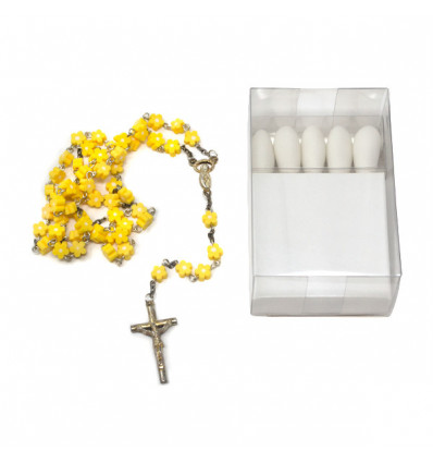 /57676M Rosario GIALLO c/scat. pvc+p.confetti