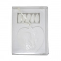 /57809M Cuore BIMBA porc.comunione c/scat+pvc