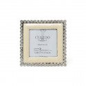 /57952M Cornice 8x8 smalti avorio+1fila strass