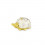 /71410M Coccinella cm2,5 bianco/oro