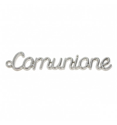 /27878M Decoro COMUNIONE mm63 argento