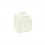 /15044C Scatola lanterna 5,5x5,5x6 c/trasp. tela bianco