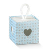 /17511C Cubo 5x5x5 c/cordino BLOOM AZZURRO