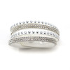 /BR507/BI Braccialetto pelle c/strass BIANCO