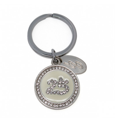 /KCB-1107/AG P.chiavi medaglione 25ø ARGENTO