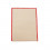 /45214TCRS Sacchetto gde 10,5x14,5 canvas avorio tc ROSSO