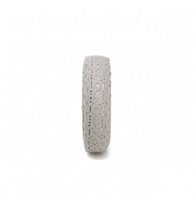 /T034-40 N.adesivo pizzo mm15x1,8mt GRIGIO