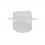 /2561P Secchiello raso opaco 6x9,5  c/perline CREMA