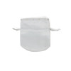 /2561P Secchiello raso opaco 6x9,5  c/perline CREMA