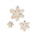 /N035-00 Conf. 28pz FIORI legno 3 mis. ass.