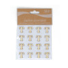 /T067-T Conf. 16pz lettera T adesiva legno