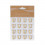 /T067-U Conf. 16pz lettera U adesiva legno