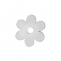 /50350-100 Gessetto FIORE rustico c/foro BIANCO